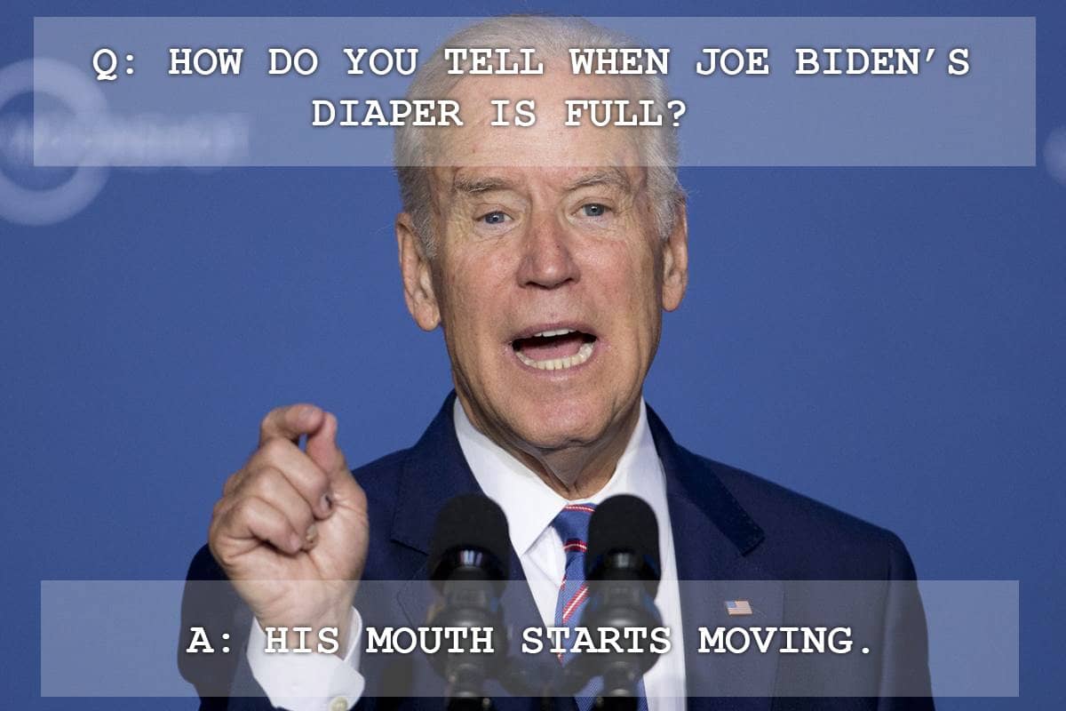 Sleepy Creepy Full of Shit Joe Biden