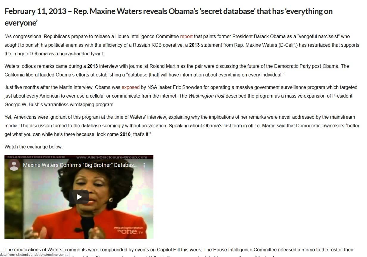 Mad Maxine Waters Ed Snowden