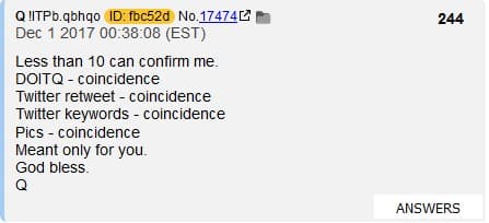 Q The Basics "only less than 10 can confirm me"