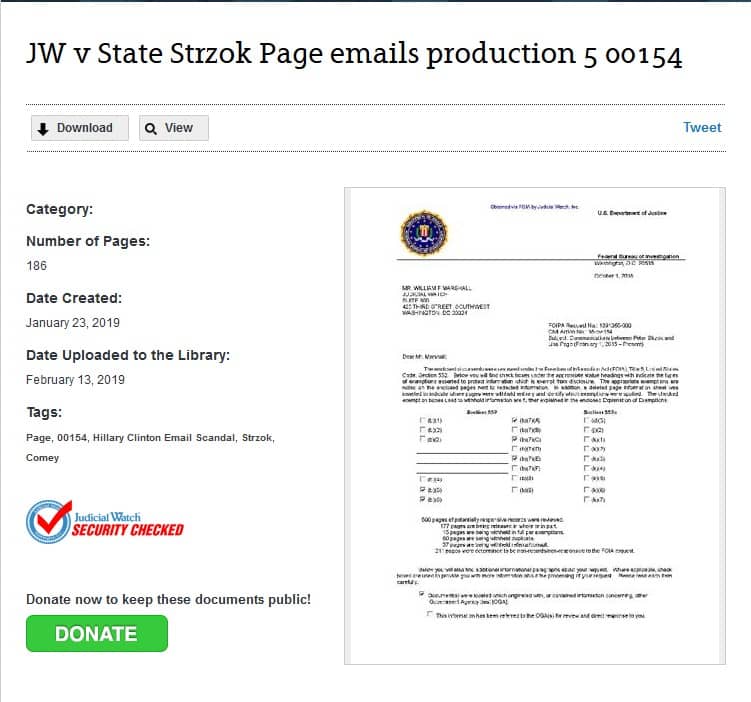State Strzok Page Emails